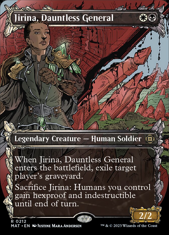 Jirina, Dauntless General (Showcase Halo Foil) [March of the Machine: The Aftermath] | L.A. Mood Comics and Games