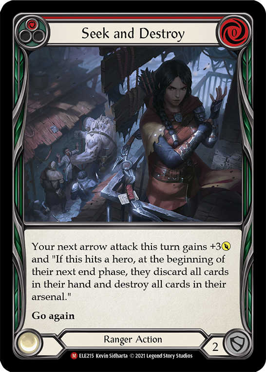 Seek and Destroy [ELE215] (Tales of Aria)  1st Edition Rainbow Foil | L.A. Mood Comics and Games