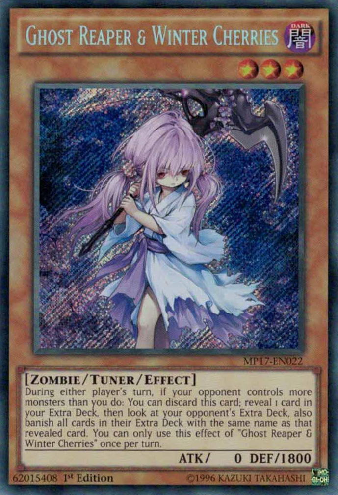Ghost Reaper & Winter Cherries [MP17-EN022] Secret Rare | L.A. Mood Comics and Games