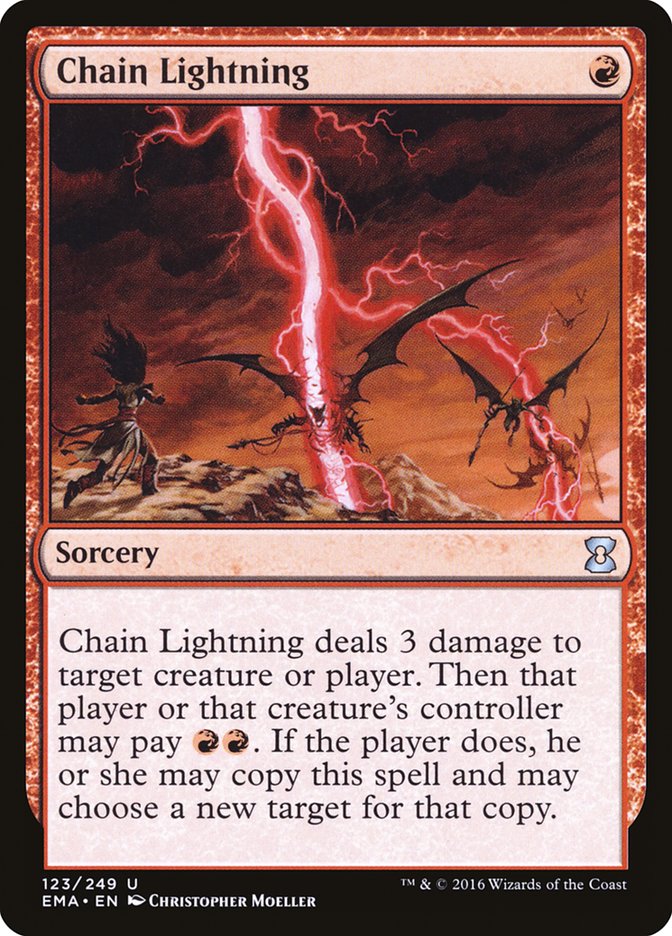 Chain Lightning [Eternal Masters] | L.A. Mood Comics and Games