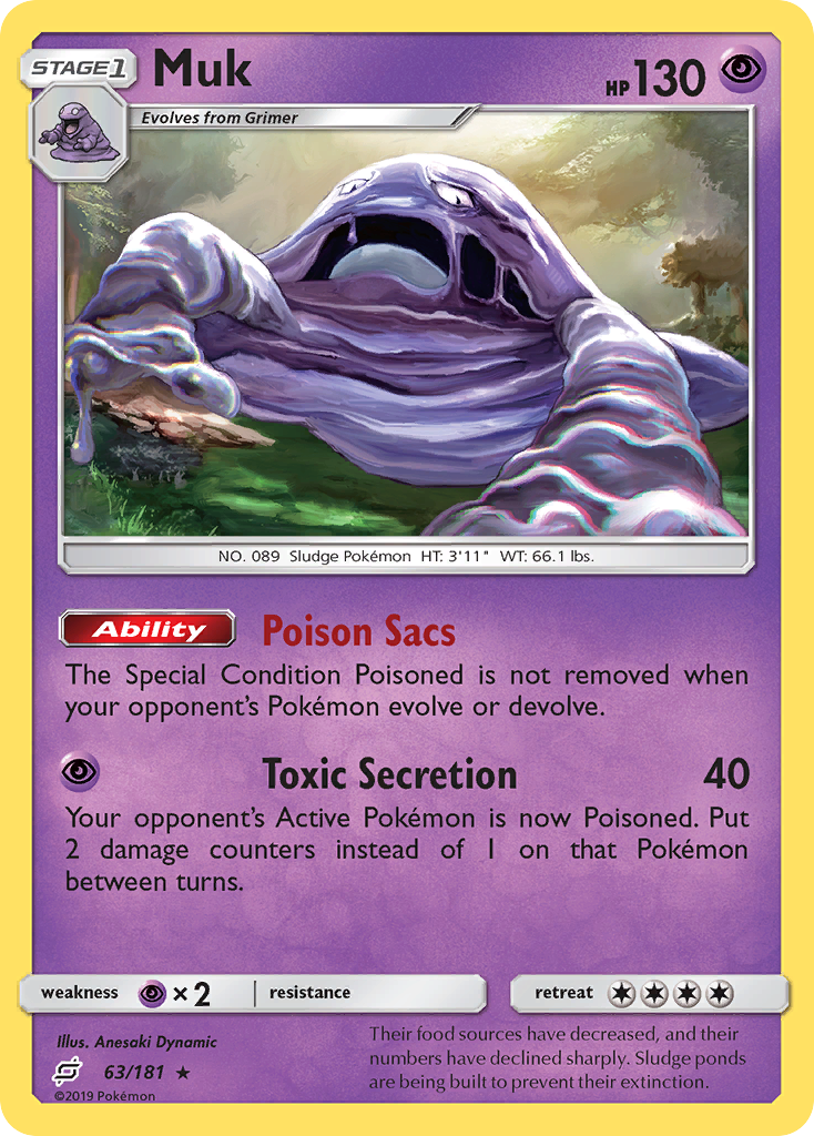 Muk (63/181) [Sun & Moon: Team Up] | L.A. Mood Comics and Games