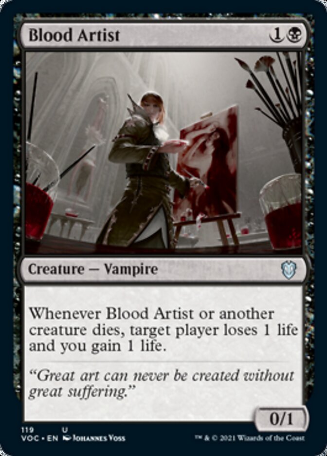 Blood Artist [Innistrad: Crimson Vow Commander] | L.A. Mood Comics and Games