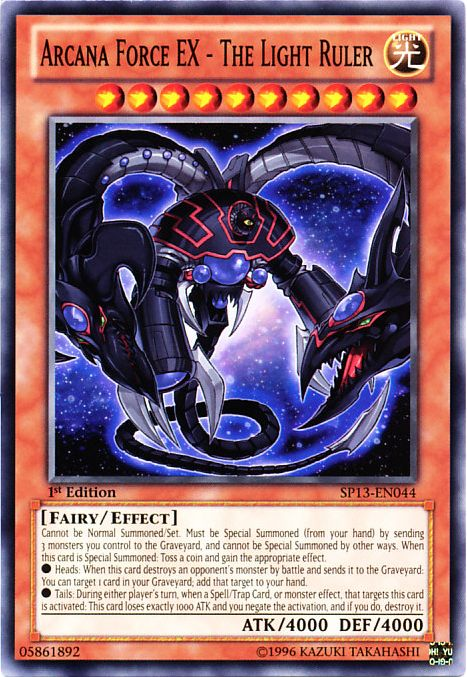 Arcana Force EX - The Light Ruler [SP13-EN044] Common | L.A. Mood Comics and Games