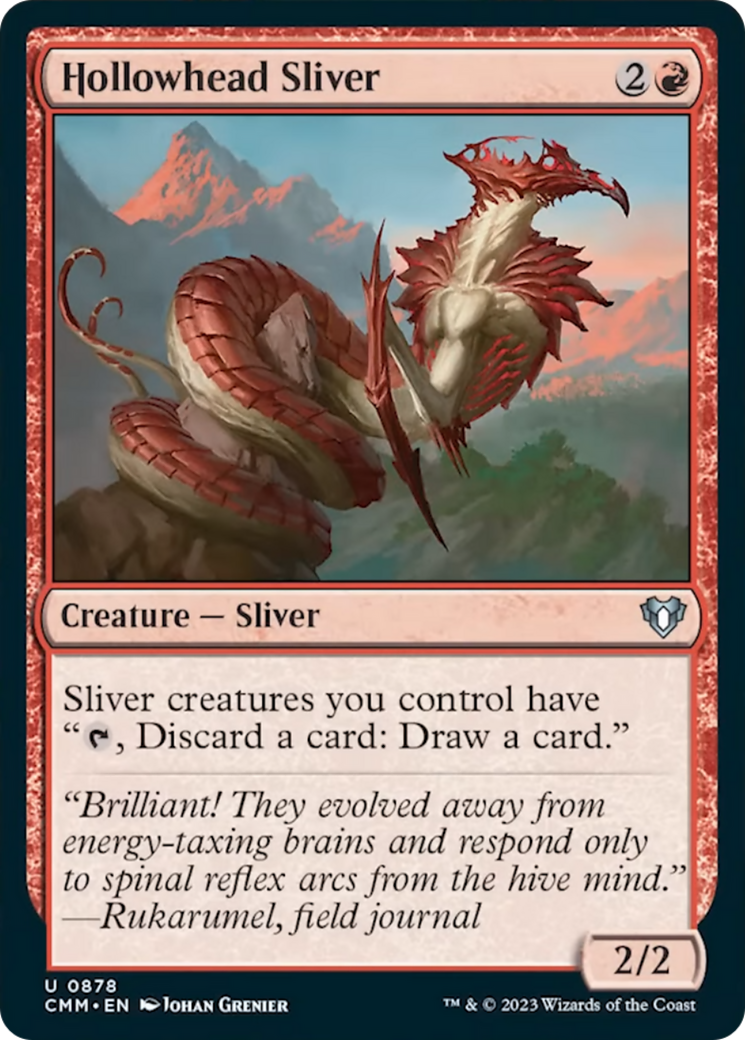 Hollowhead Sliver [Commander Masters] | L.A. Mood Comics and Games