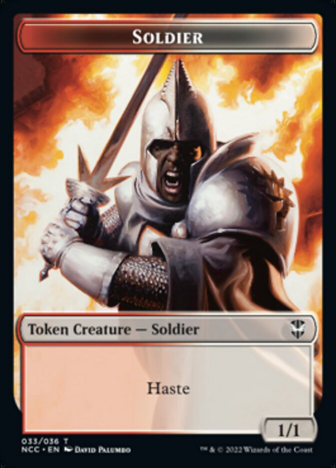Soldier (33) // Devil Double-Sided Token [Streets of New Capenna Commander Tokens] | L.A. Mood Comics and Games