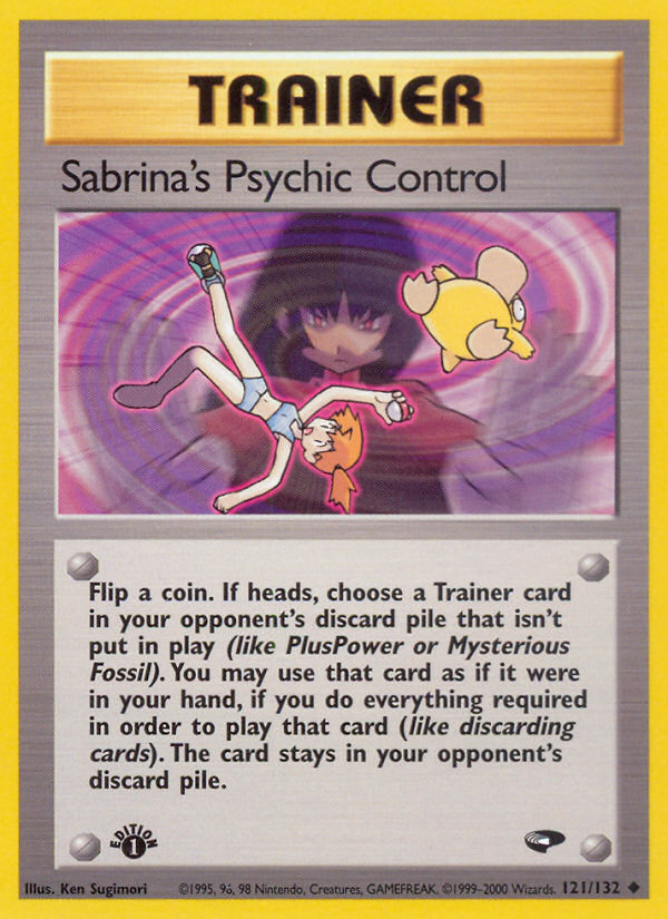 Sabrina's Psychic Control (121/132) [Gym Challenge 1st Edition] | L.A. Mood Comics and Games