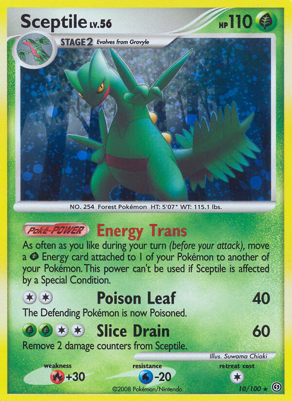 Sceptile (10/100) (Theme Deck Exclusive) [Diamond & Pearl: Stormfront] | L.A. Mood Comics and Games