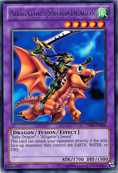 Alligator's Sword Dragon [TU08-EN008] Rare | L.A. Mood Comics and Games