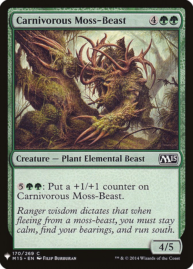 Carnivorous Moss-Beast [Mystery Booster] | L.A. Mood Comics and Games