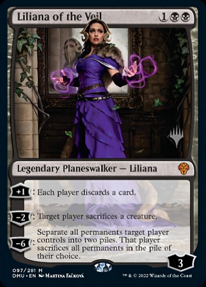 Liliana of the Veil (Promo Pack) [Dominaria United Promos] | L.A. Mood Comics and Games