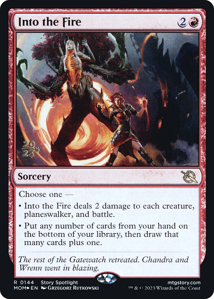 Into the Fire [March of the Machine Prerelease Promos] | L.A. Mood Comics and Games