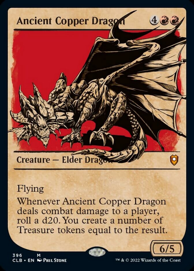 Ancient Copper Dragon (Showcase) [Commander Legends: Battle for Baldur's Gate] | L.A. Mood Comics and Games