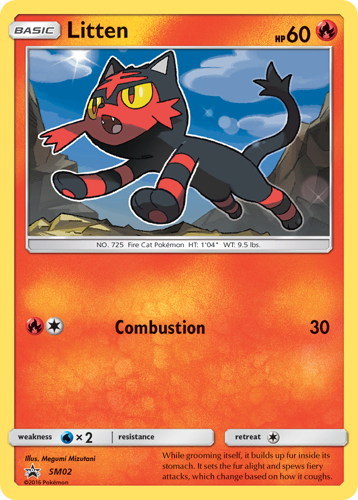 Litten (SM02) [Sun & Moon: Black Star Promos] | L.A. Mood Comics and Games