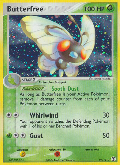 Butterfree (2/112) [EX: FireRed & LeafGreen] | L.A. Mood Comics and Games