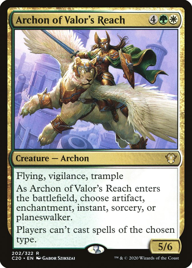 Archon of Valor's Reach [Commander 2020] | L.A. Mood Comics and Games
