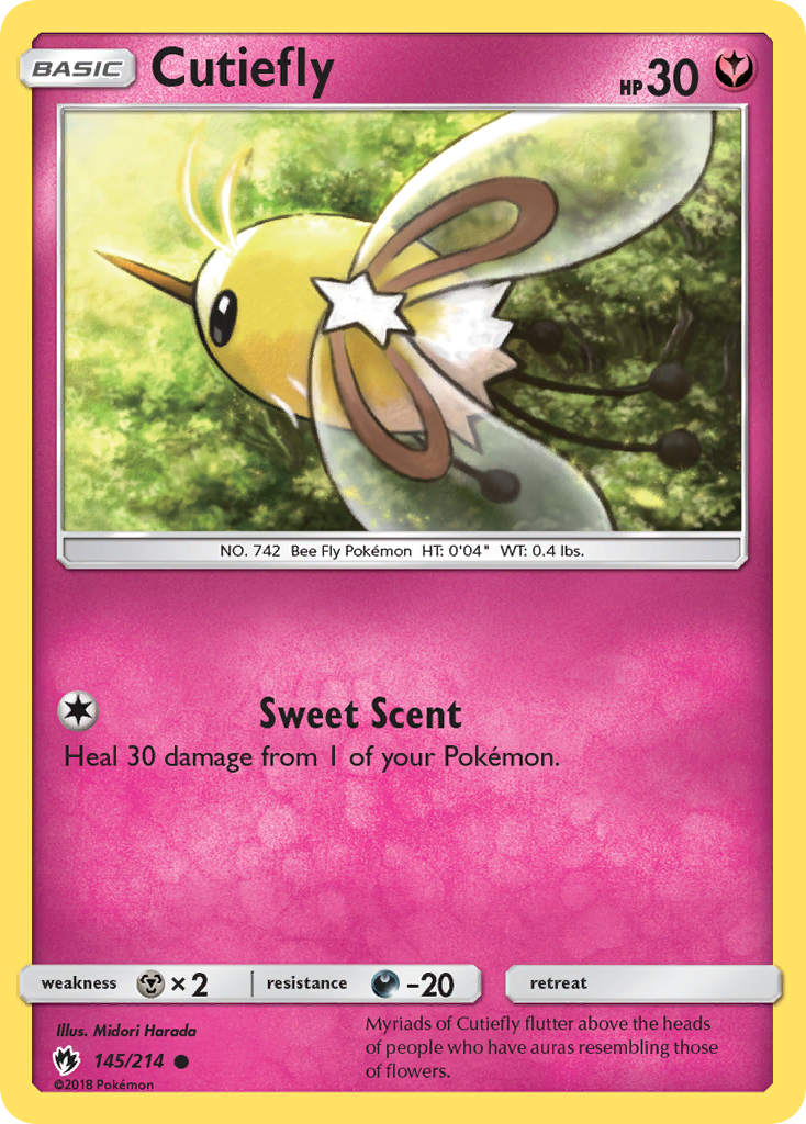 Cutiefly (145/214) [Sun & Moon: Lost Thunder] | L.A. Mood Comics and Games