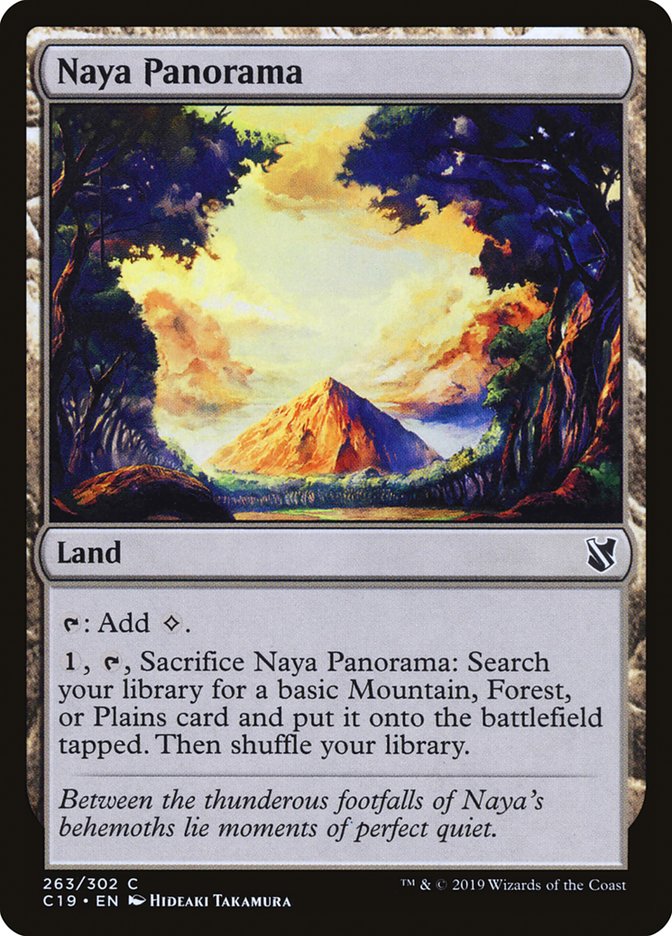 Naya Panorama [Commander 2019] | L.A. Mood Comics and Games