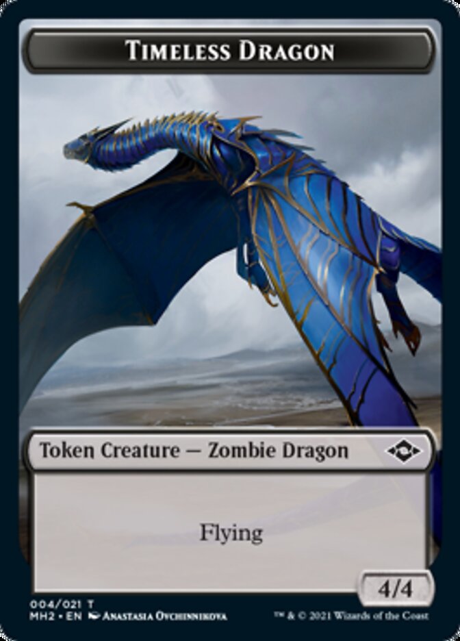 Timeless Dragon Token [Modern Horizons 2 Tokens] | L.A. Mood Comics and Games