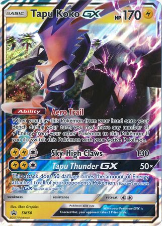 Tapu Koko GX (SM50) (Jumbo Card) [Sun & Moon: Black Star Promos] | L.A. Mood Comics and Games