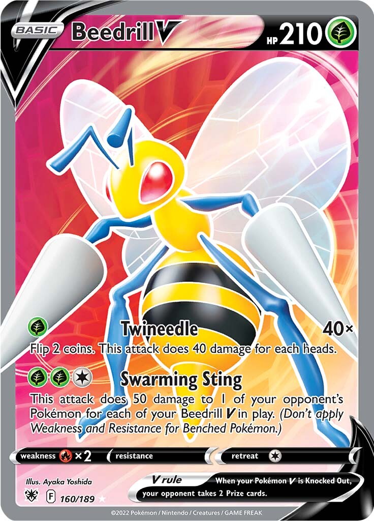 Beedrill V (160/189) [Sword & Shield: Astral Radiance] | L.A. Mood Comics and Games