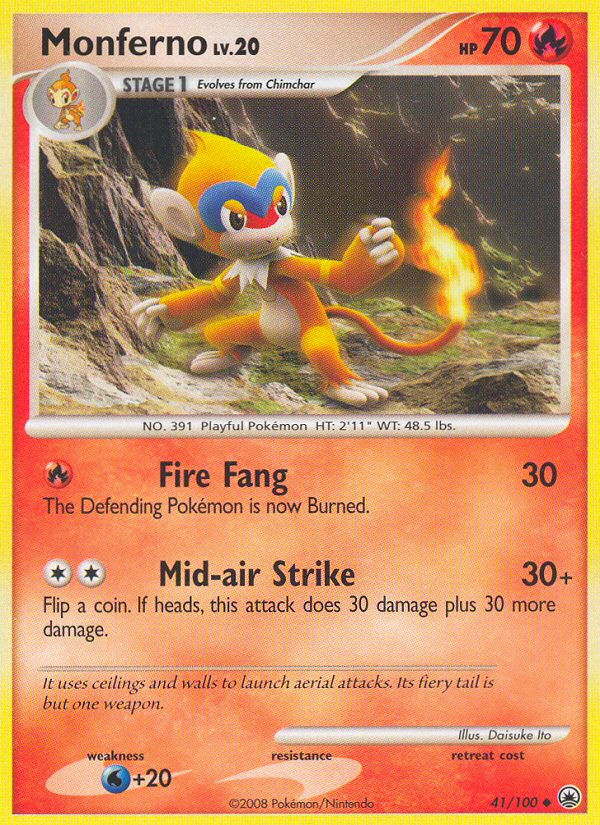 Monferno (41/100) [Diamond & Pearl: Majestic Dawn] | L.A. Mood Comics and Games