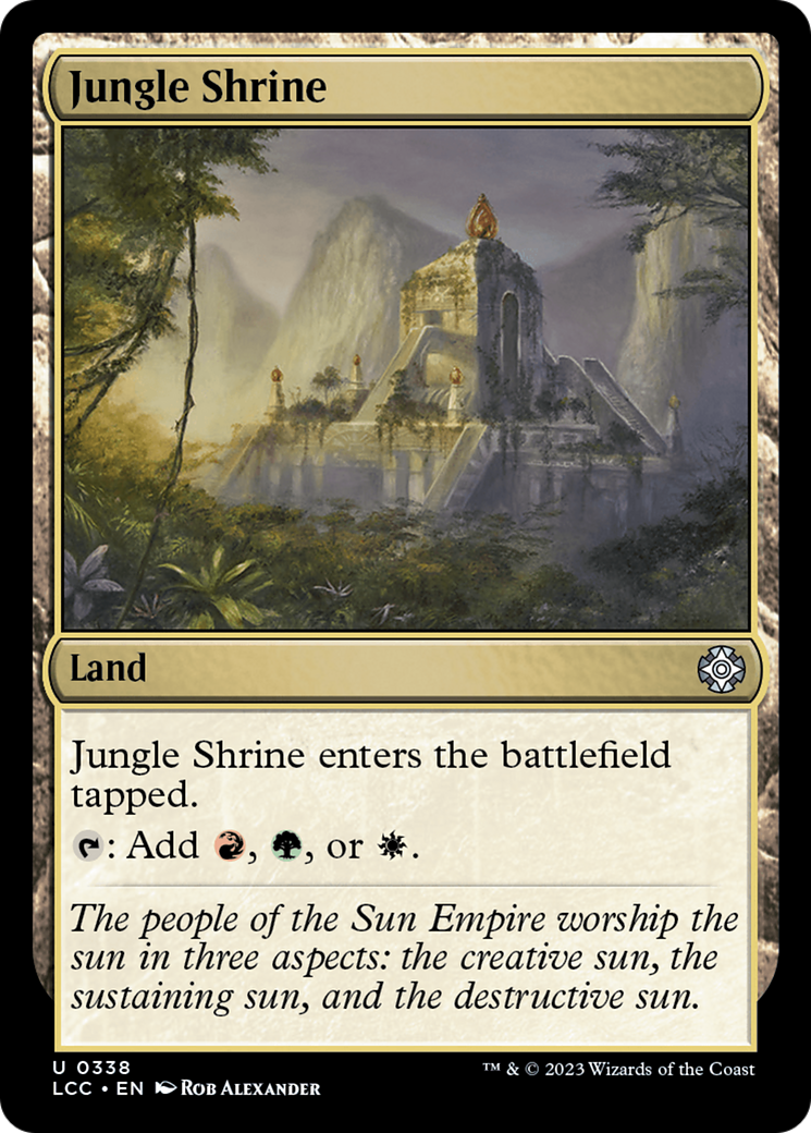 Jungle Shrine [The Lost Caverns of Ixalan Commander] | L.A. Mood Comics and Games