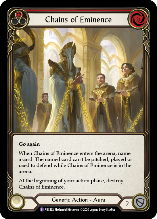 Chains of Eminence [U-ARC162] (Arcane Rising Unlimited)  Unlimited Rainbow Foil | L.A. Mood Comics and Games