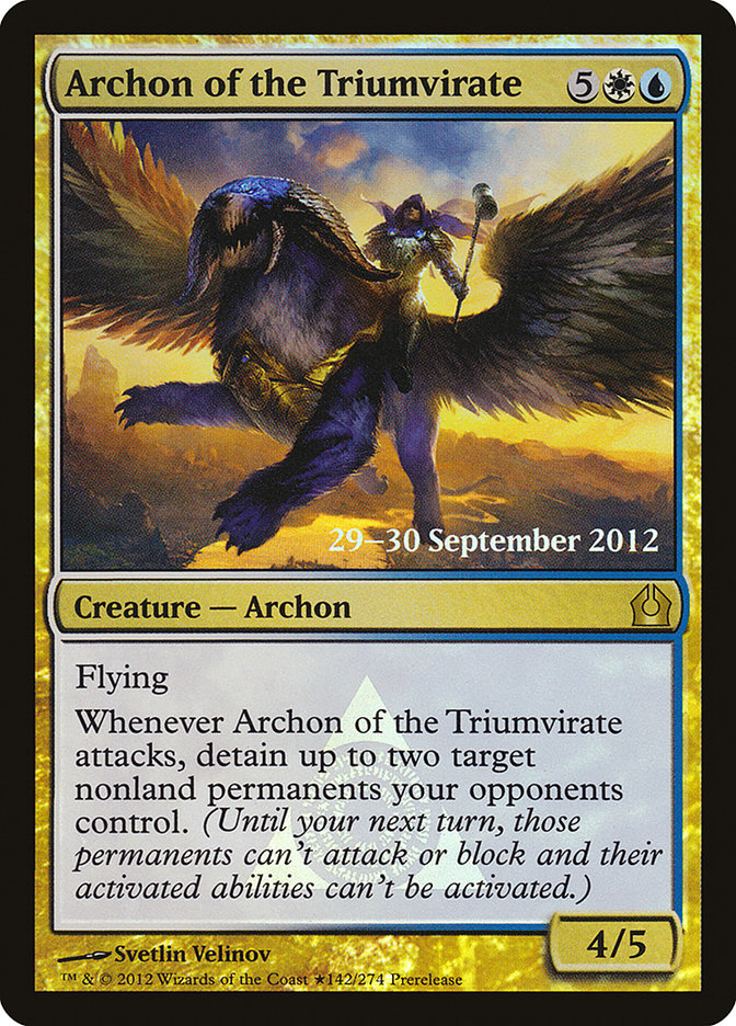 Archon of the Triumvirate [Return to Ravnica Prerelease Promos] | L.A. Mood Comics and Games