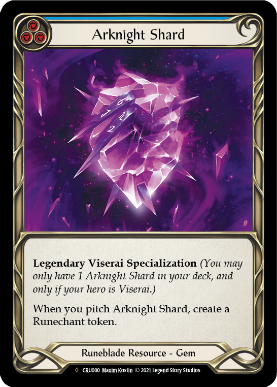 Arknight Shard [U-CRU000] (Crucible of War Unlimited)  Unlimited Rainbow Foil | L.A. Mood Comics and Games