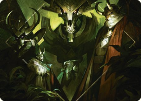 Meeting of the Five Art Card [Streets of New Capenna Art Series] | L.A. Mood Comics and Games