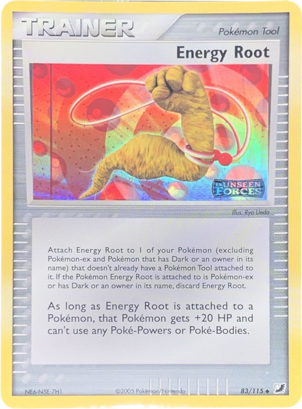 Energy Root (83/115) (Stamped) [EX: Unseen Forces] | L.A. Mood Comics and Games