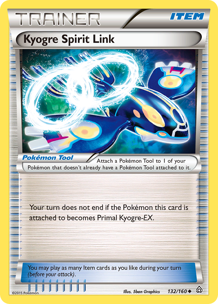 Kyogre Spirit Link (132/160) [XY: Primal Clash] | L.A. Mood Comics and Games