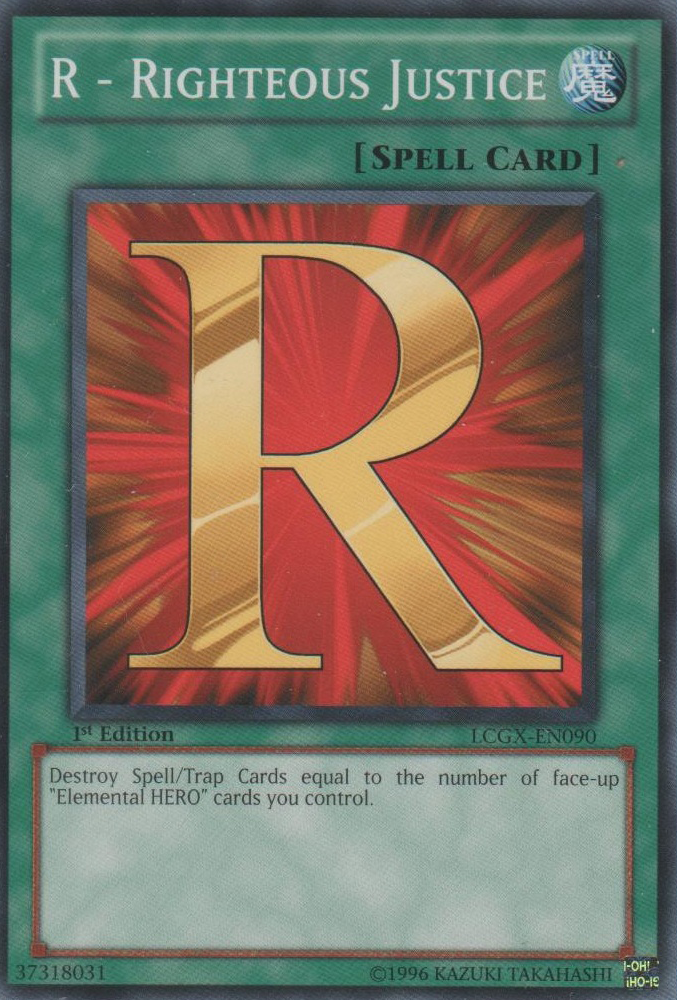 R - Righteous Justice [LCGX-EN090] Common | L.A. Mood Comics and Games