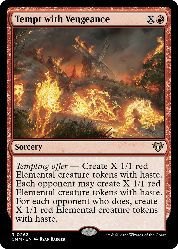 Tempt with Vengeance [Commander Masters] | L.A. Mood Comics and Games