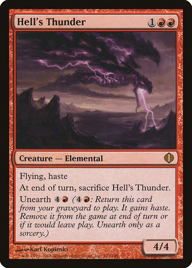 Hell's Thunder [Shards of Alara] | L.A. Mood Comics and Games