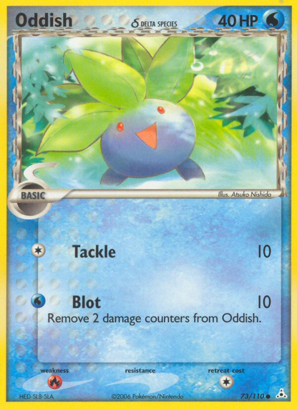 Oddish (73/110) (Delta Species) [EX: Holon Phantoms] | L.A. Mood Comics and Games