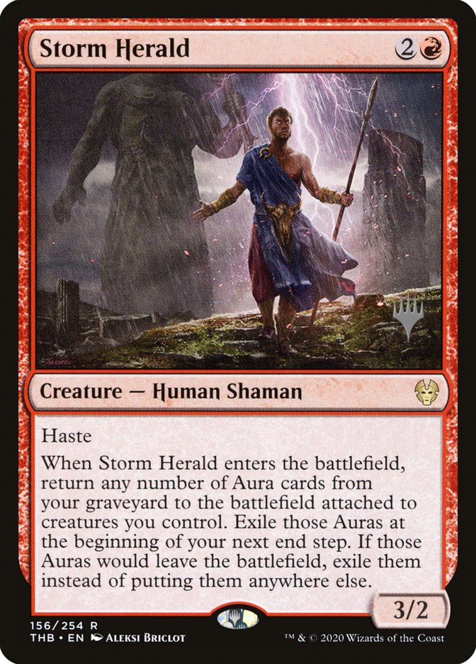 Storm Herald (Promo Pack) [Theros Beyond Death Promos] | L.A. Mood Comics and Games