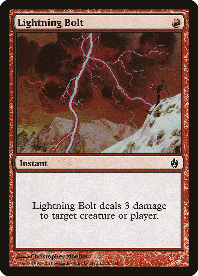 Lightning Bolt [Premium Deck Series: Fire and Lightning] | L.A. Mood Comics and Games