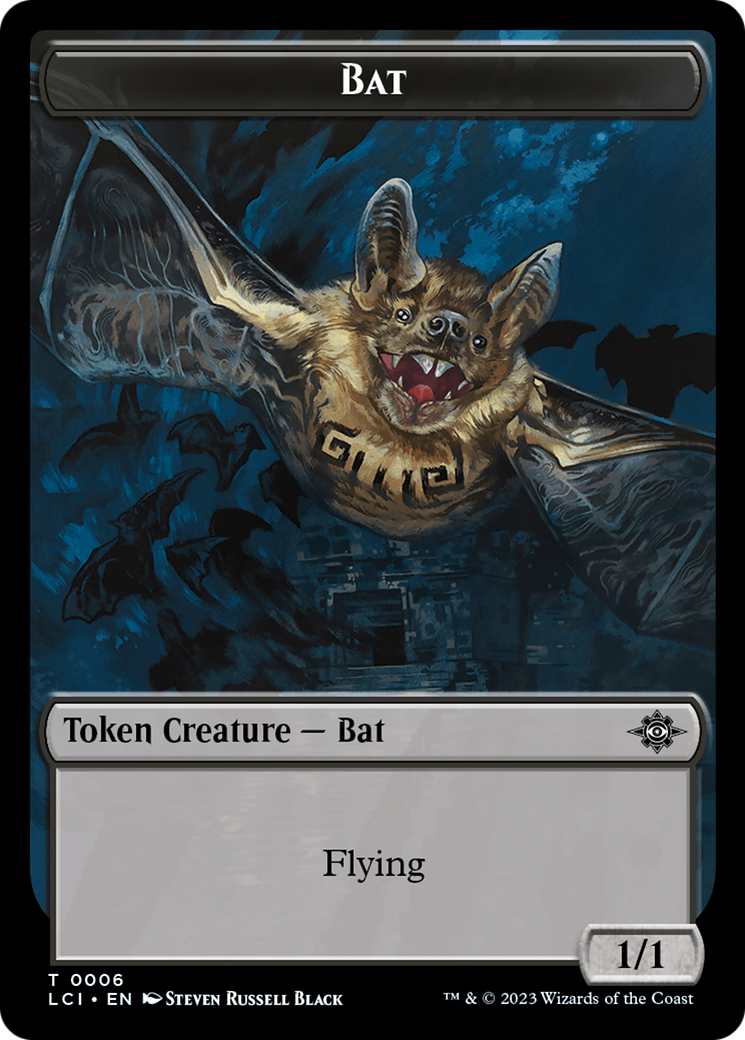 Vampire // Bat Double-Sided Token [The Lost Caverns of Ixalan Tokens] | L.A. Mood Comics and Games