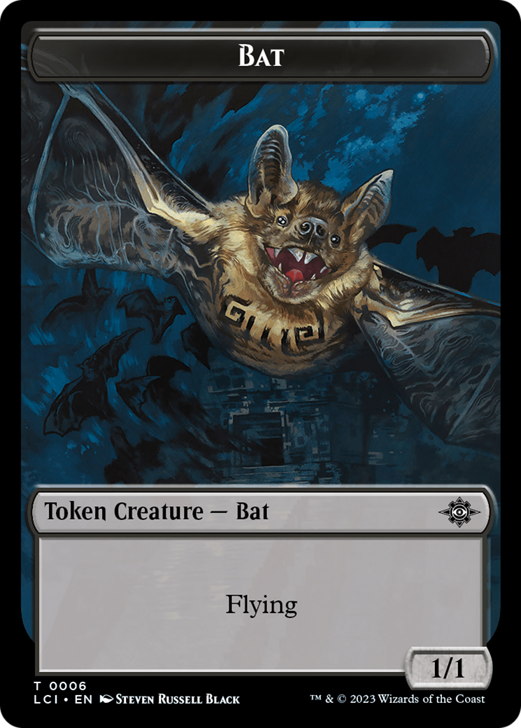 Bat // Vampire (0004) Double-Sided Token [The Lost Caverns of Ixalan Commander Tokens] | L.A. Mood Comics and Games