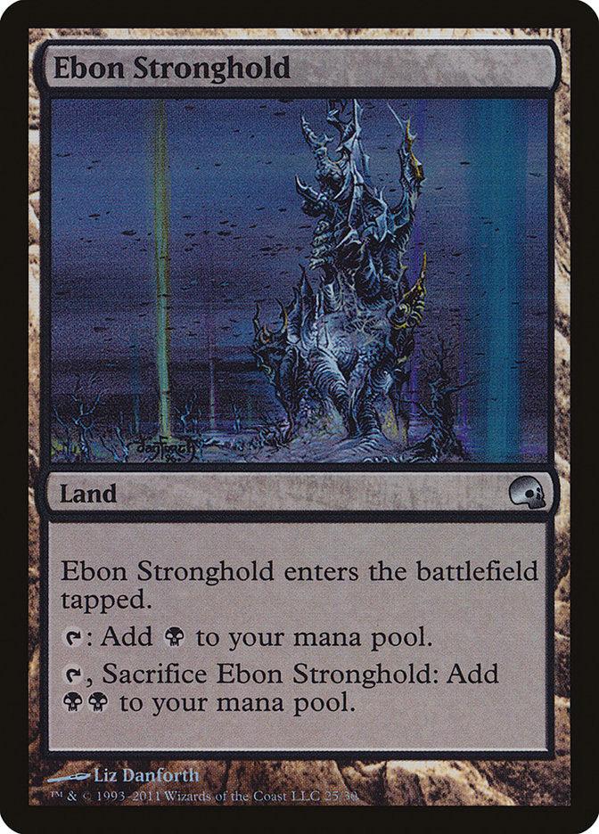 Ebon Stronghold [Premium Deck Series: Graveborn] | L.A. Mood Comics and Games