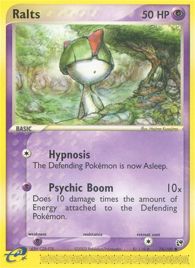 Ralts (74/100) [EX: Sandstorm] | L.A. Mood Comics and Games