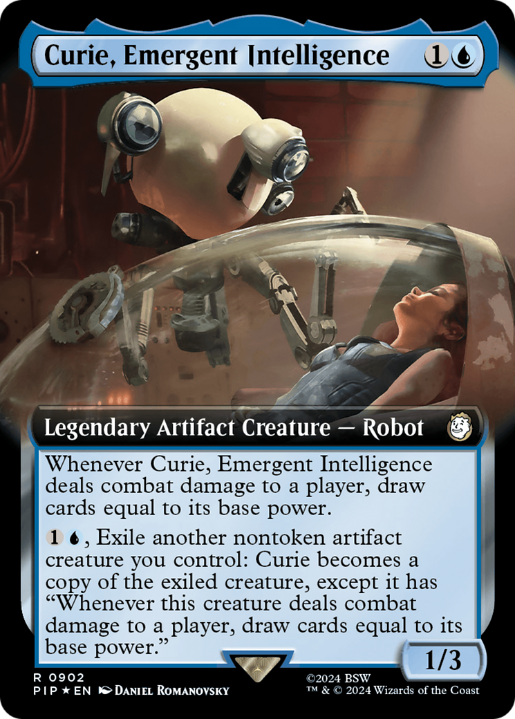 Curie, Emergent Intelligence (Extended Art) (Surge Foil) [Fallout] | L.A. Mood Comics and Games