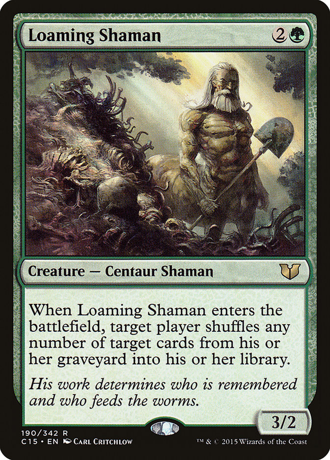 Loaming Shaman [Commander 2015] | L.A. Mood Comics and Games
