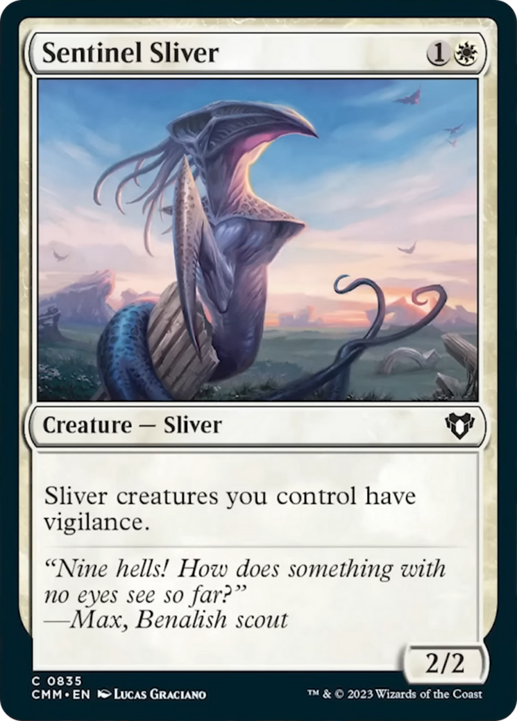 Sentinel Sliver [Commander Masters] | L.A. Mood Comics and Games