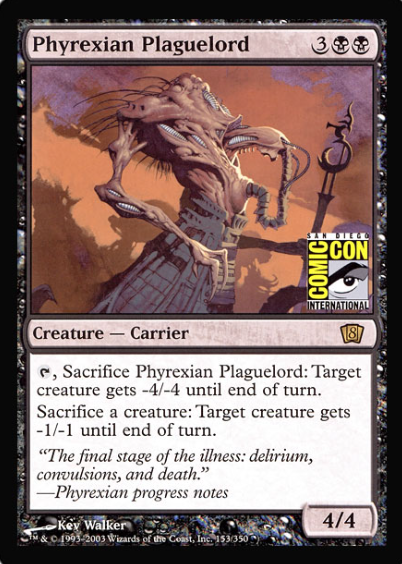 Phyrexian Plaguelord (San Diego Comic Con Oversized) [Oversize Cards] | L.A. Mood Comics and Games