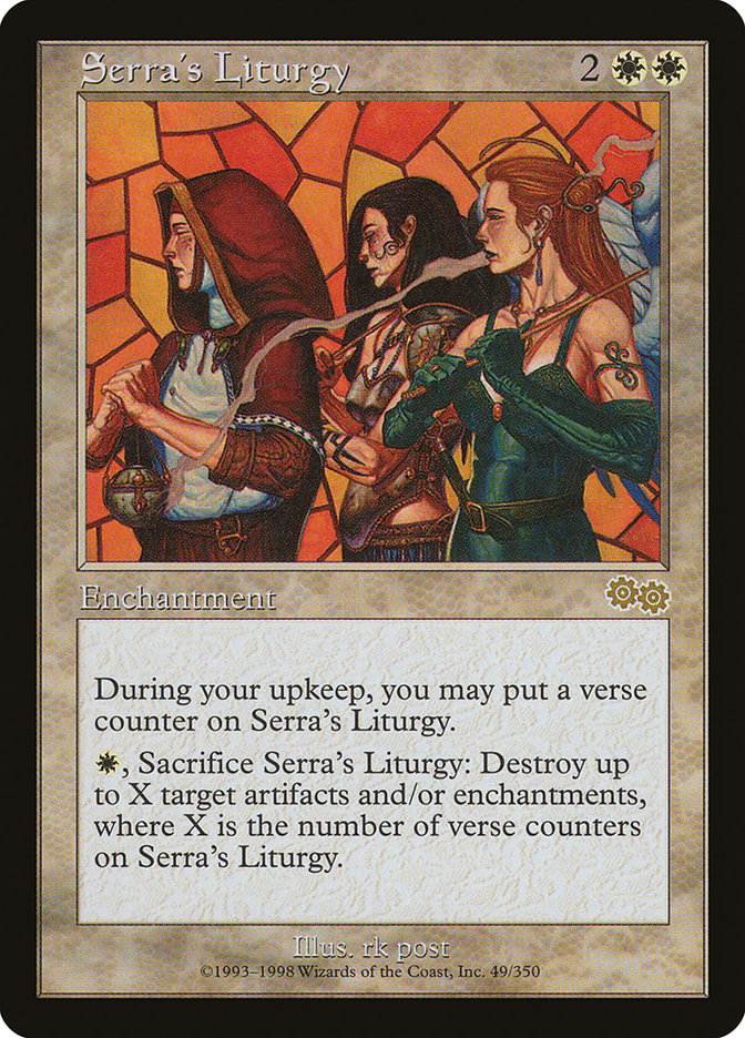 Serra's Liturgy [Urza's Saga] | L.A. Mood Comics and Games