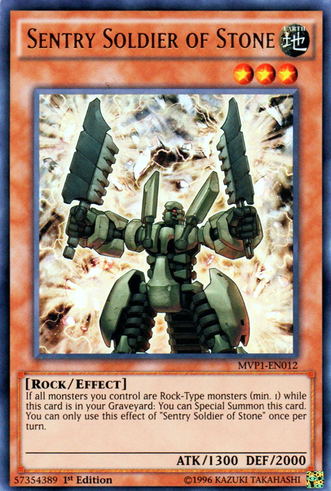 Sentry Soldier of Stone [MVP1-EN012] Ultra Rare | L.A. Mood Comics and Games