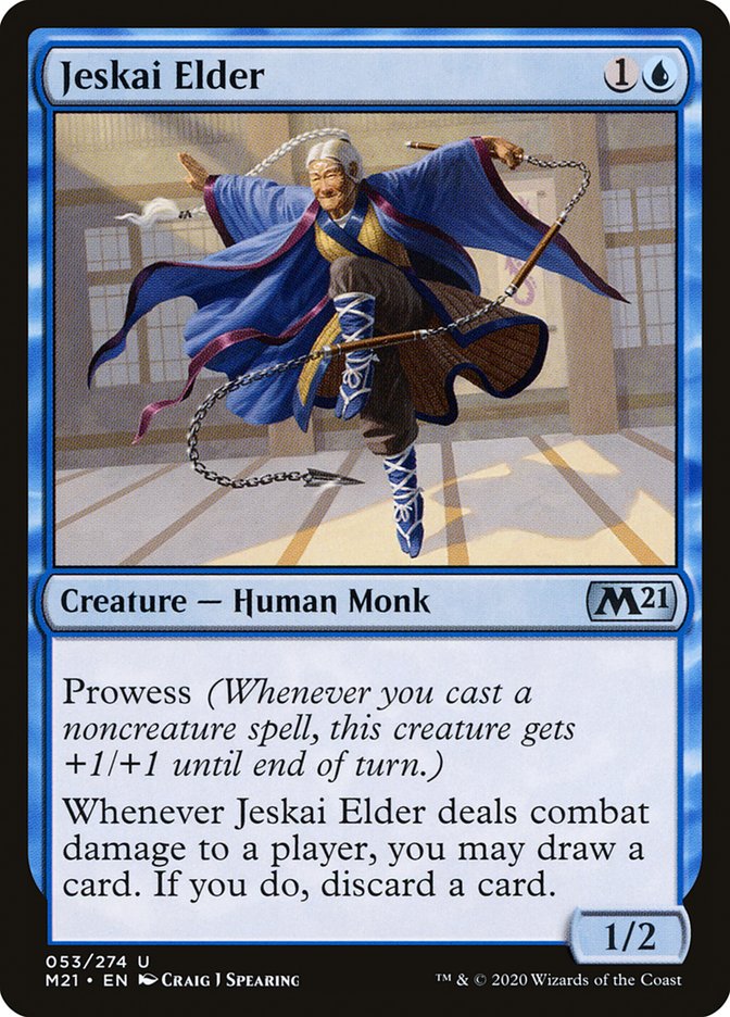 Jeskai Elder [Core Set 2021] | L.A. Mood Comics and Games