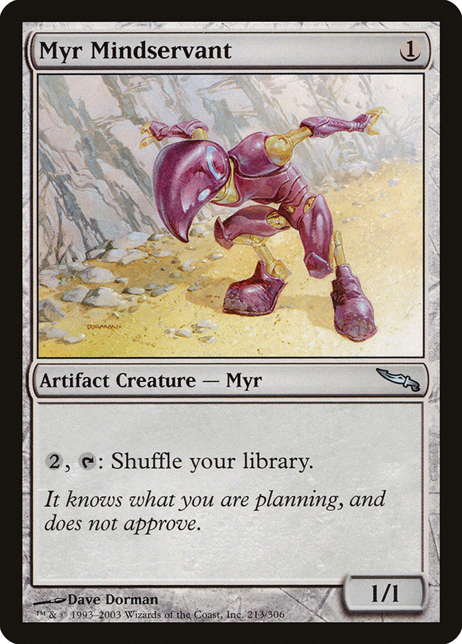Myr Mindservant [Mirrodin] | L.A. Mood Comics and Games